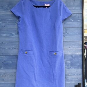 Layton Shift Iris Blue Lily Pulitzer Mini Dress